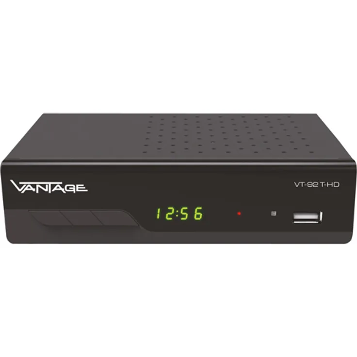 Vantage Vantage VT-92 T2 HD FTA DVB-T2 Receiver, schwarz