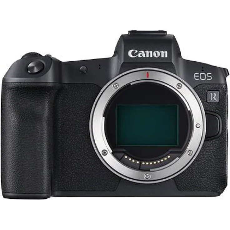 Canon EOS R Vollformat-Systemkamera, Gehäuse (30,3 MP, Video: 4K/30 fps, Touchscreen, spritzwasser-/staubgeschützt), schwarz + Adapter EOS R/EF – Bild 1