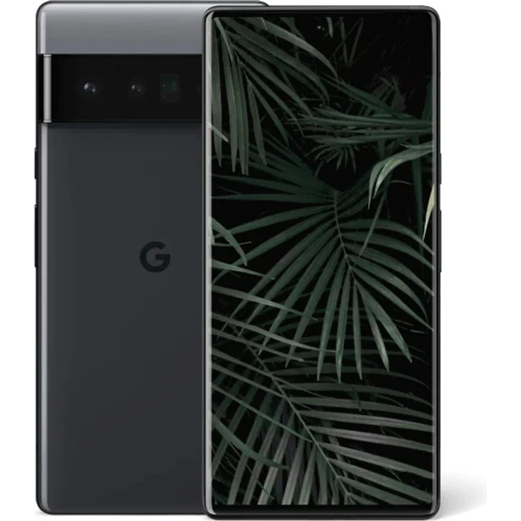 Google Pixel 6 Pro 5G Smartphone 17,04cm (6,71 Zoll) OLED-Display, 128GB interner Speicher, 12GB RAM, Dual-SIM, Android, Stormy Black – Bild 1