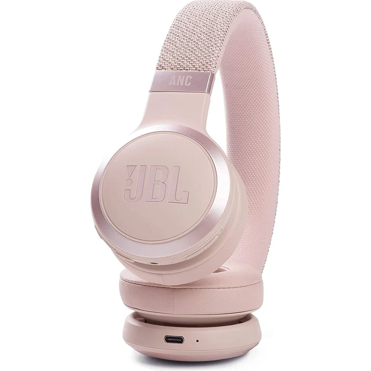 JBL Live 460NC On-Ear-Kopfhörer mit Aktiver Geräuschunterdrückung und Mikrofon, Rose, rosa – Bild 3