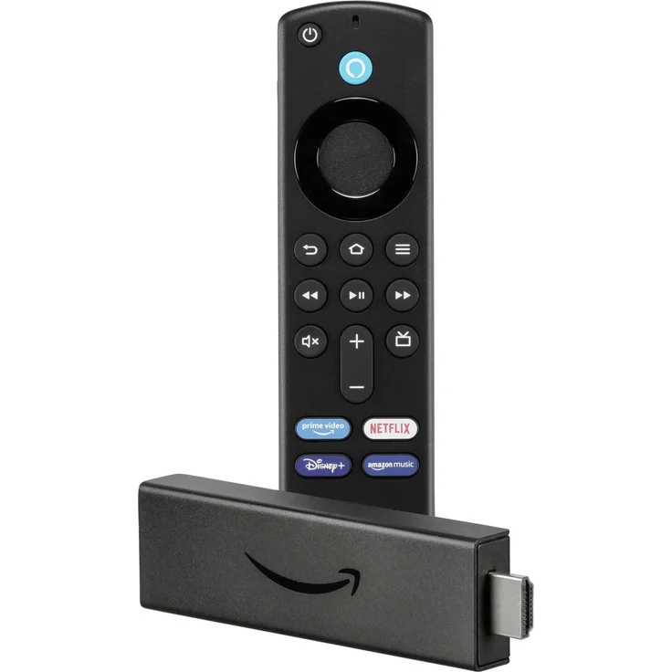 Amazon Fire TV Stick 4K Max (1. Generation, 2021), Ultra HD Media Player, 8 GB, Micro-USB, TV-Stick, schwarz – Bild 1