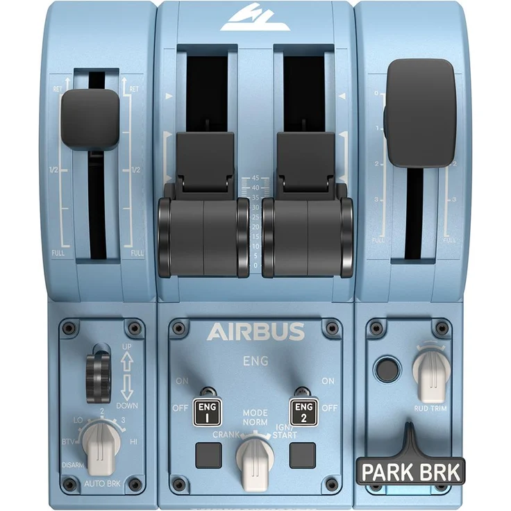 Thrustmaster TCA Quadrant Airbus Edition Blau (2960853) (PC) – Bild 9