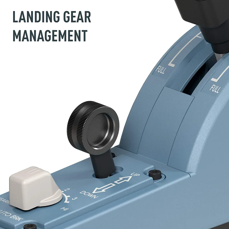Thrustmaster TCA Quadrant Airbus Edition Blau (2960853) (PC) – Bild 5