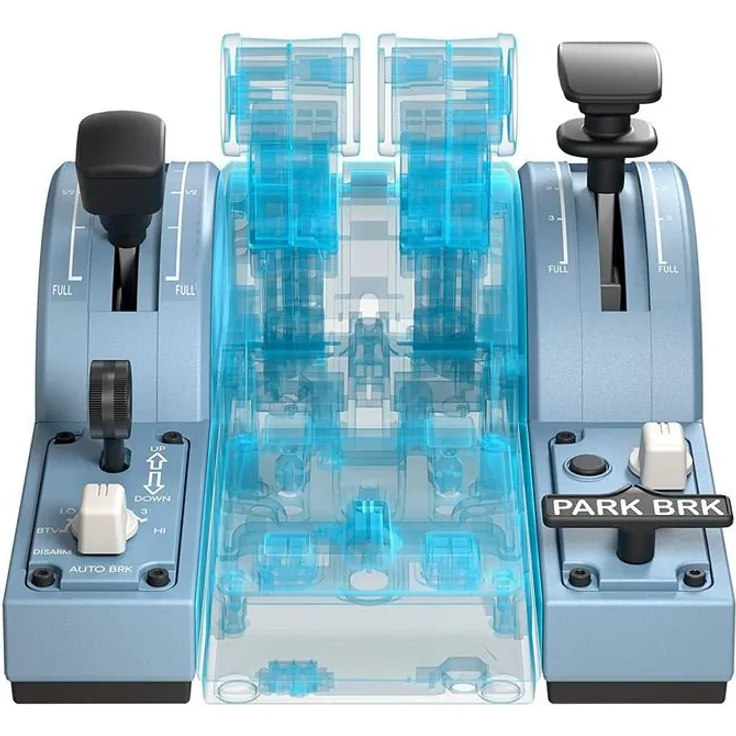 Thrustmaster TCA Quadrant Airbus Edition Blau (2960853) (PC)