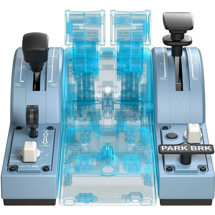 Thrustmaster TCA Quadrant Airbus Edition Blau (2960853) (PC) – Bild 1