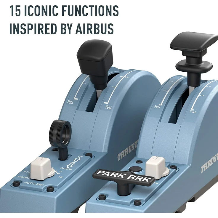 Thrustmaster TCA Quadrant Airbus Edition Blau (2960853) (PC) – Bild 2