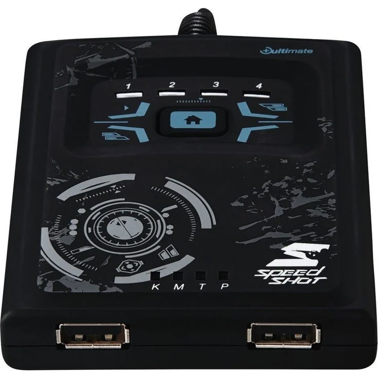 Hama Maus-Tastatur Konverter Speedshot Ultimate (geeignet für Xbox One X, PlayStation 4-SLIM-PRO, Xbox One, PlayStation 3, Xbox 360) schwarz-blau (54478) – Bild 2