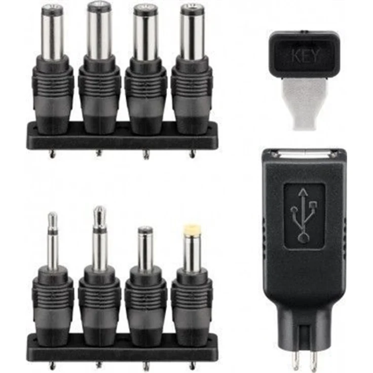 Universal Netzteil 1500mA 3V - 4,5V - 5V - 6V - 7,5V - 9V - 12V inkl. 8 Adapterstecker plus USB – Bild 10