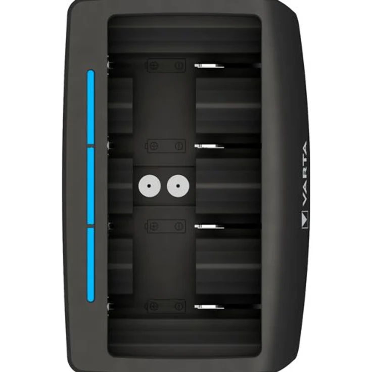 Varta Universal Ladegerät lädt AA, AAA, C, D oder 9V rechargeable Ni-MH Akkus inkl. Netzteil (Design kann abweichen) – Bild 4