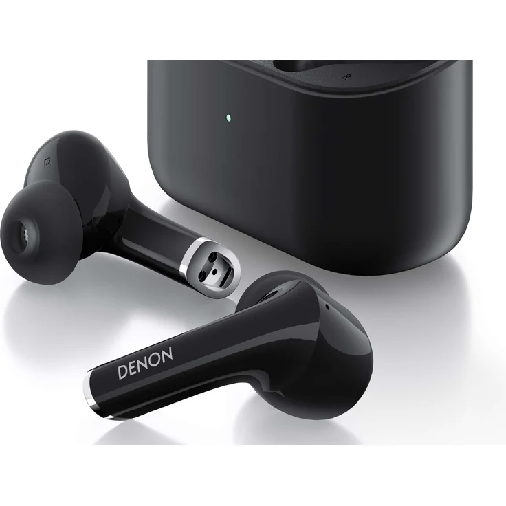 Denon AH-C830NCW True Wireless In-Ear-Kopfhörer mit Noise Cancelling, Google Fast Pair, Transparency Mode, schwarz – Bild 2
