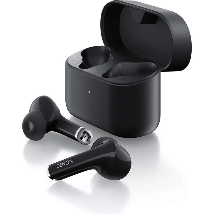 Denon AH-C830NCW True Wireless In-Ear-Kopfhörer mit Noise Cancelling, Google Fast Pair, Transparency Mode, schwarz