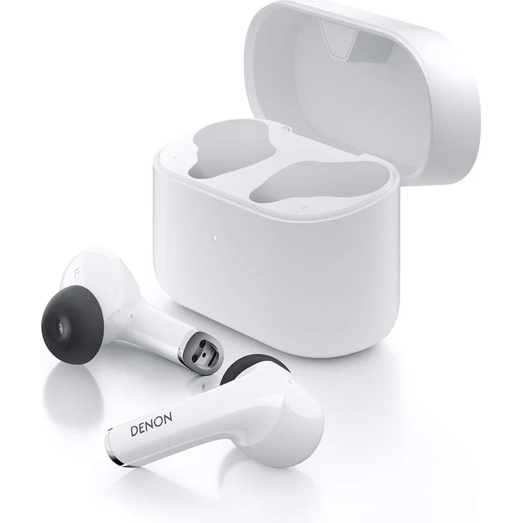 Denon AH-C830NCW True Wireless In-Ear-Kopfhörer mit Noise Cancelling, Google Fast Pair, Transparency Mode, weiß – Bild 1
