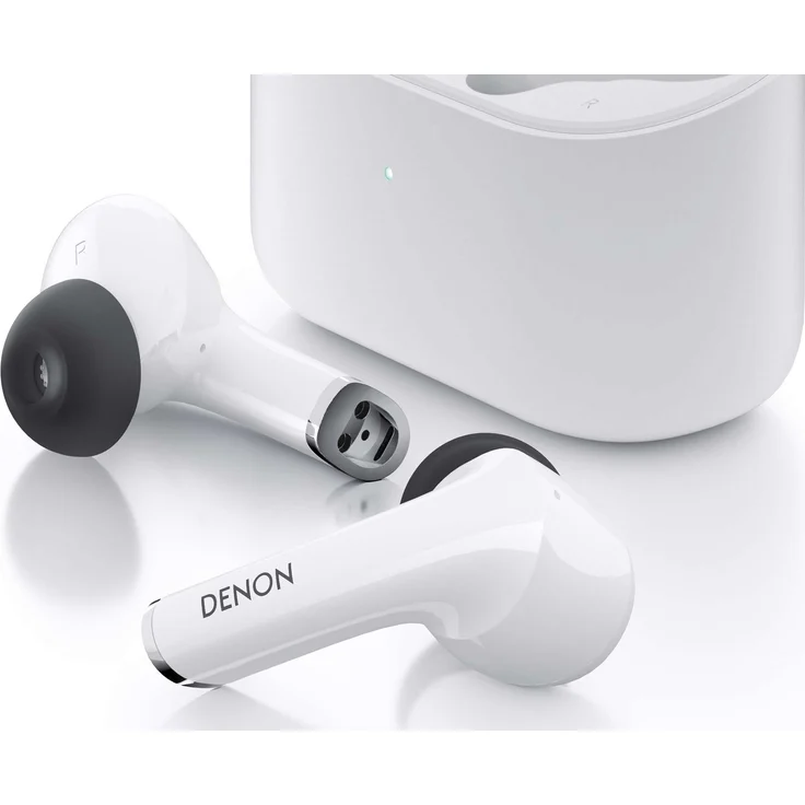 Denon AH-C830NCW True Wireless In-Ear-Kopfhörer mit Noise Cancelling, Google Fast Pair, Transparency Mode, weiß – Bild 2