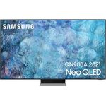 Samsung QE65QN900ATXXN 163 cm (65 Zoll) Neo QLED Mini LED 8K Smart TV (8K, HDR, Direct LED) HD-Triple-Tuner (Sat, Antenne, Kabel) Modelljahr 2021 Energieklasse G (EU-Modell)