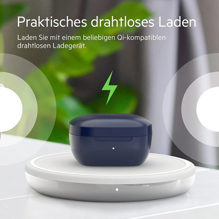 Belkin Soundform Rise AUC004BTBL True Wireless In-Ear-Kopfhörer mit Bluetooth, wasserdicht, blau – Bild 4