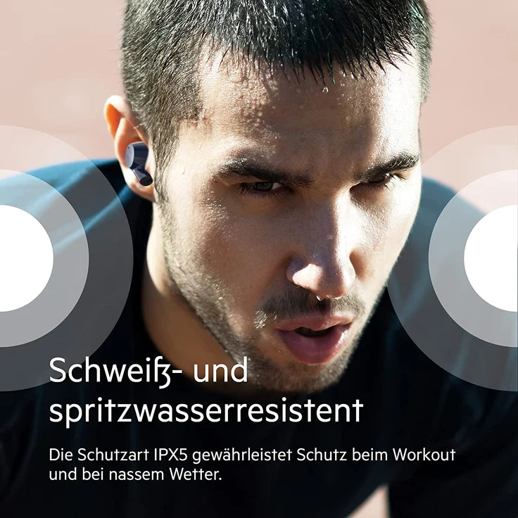 Belkin Soundform Rise AUC004BTBL True Wireless In-Ear-Kopfhörer mit Bluetooth, wasserdicht, blau – Bild 5