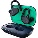 Skullcandy Push Active True Wireless In-Ear-Kopfhörer, Dark Blue/Green, schwarz, grün