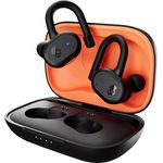Skullcandy Push Active True Wireless In-Ear-Kopfhörer, True Black/Orange, schwarz, orange