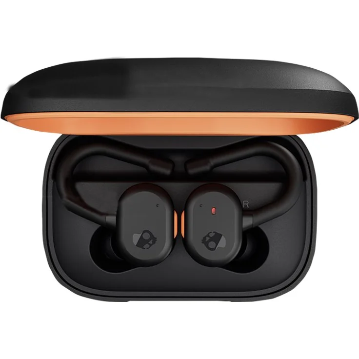 Skullcandy Push Active True Wireless In-Ear-Kopfhörer, True Black/Orange, schwarz, orange – Bild 13