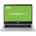 Acer Chromebook 314 CB314-1H-C1WK 14 Zoll Full HD N4120 4GB 64GB SSD UHD Graphics 600 Chrome OS silver