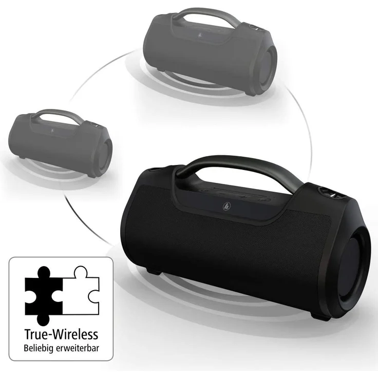 Hama Soundbarrel (188217) Bluetooth-Lautsprecher, schwarz – Bild 5