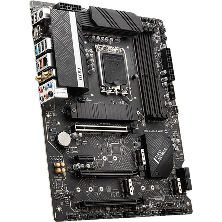 MSI PRO Z690-A WIFI - ATX - LGA1700-Sockel - Z690 Chipsatz - USB-C Gen2, USB 3.2 Gen 1, USB 3.2 Gen 2, USB-C Gen 2x2 (7D25-017R) – Bild 3