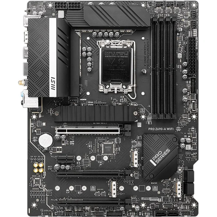 MSI PRO Z690-A WIFI - ATX - LGA1700-Sockel - Z690 Chipsatz - USB-C Gen2, USB 3.2 Gen 1, USB 3.2 Gen 2, USB-C Gen 2x2 (7D25-017R) – Bild 2