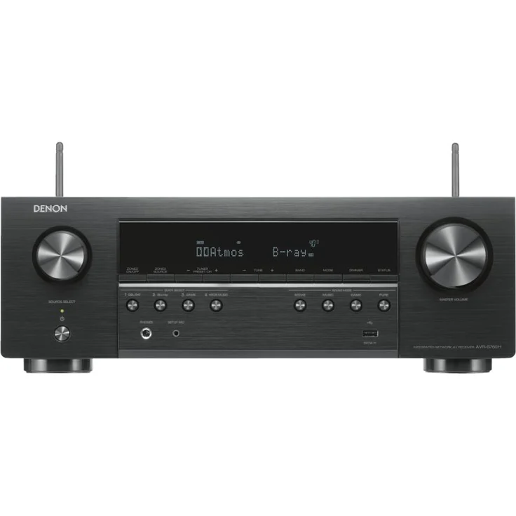Denon AVR-S760H Heimkino-Receiver, 7.2 Kanal, HDMI-ARC, 4K, DLNA, AirPlay, Bluetooth, WLAN, HEOS, schwarz – Bild 9