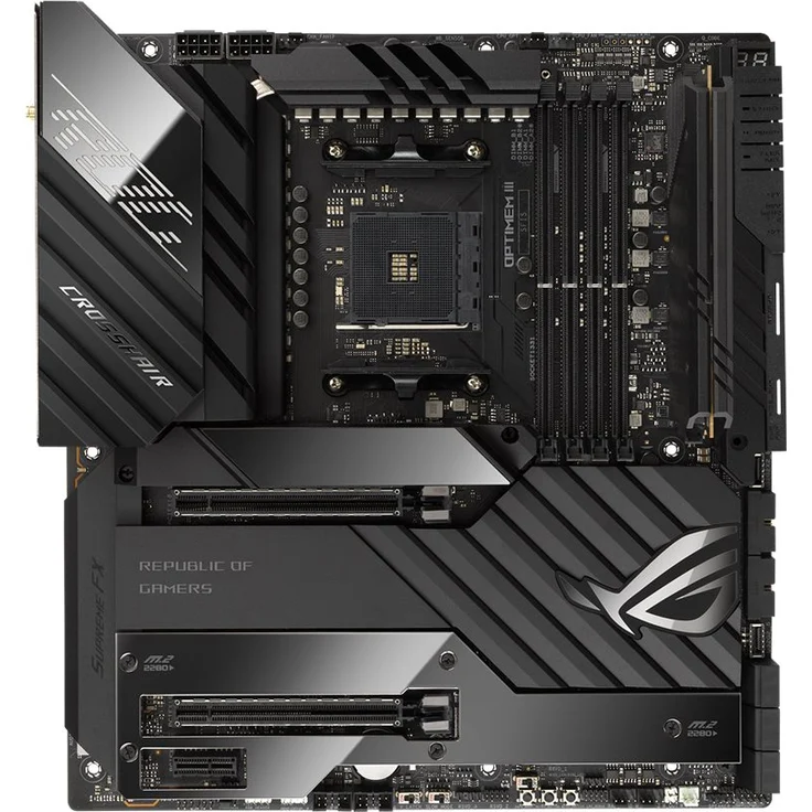 ASUS ROG CROSSHAIR VIII EXTREME - Erweitertes ATX - Sockel AM4 - AMD X570 Chipsatz - USB-C Gen2, USB 3.2 Gen 1, USB 3.2 Gen 2, USB-C Gen 2x2 - 10 Gigabit LAN, 2.5 Gigabit LAN, Wi-Fi, Bluetooth (90MB1860-M0EAY0) – Bild 9