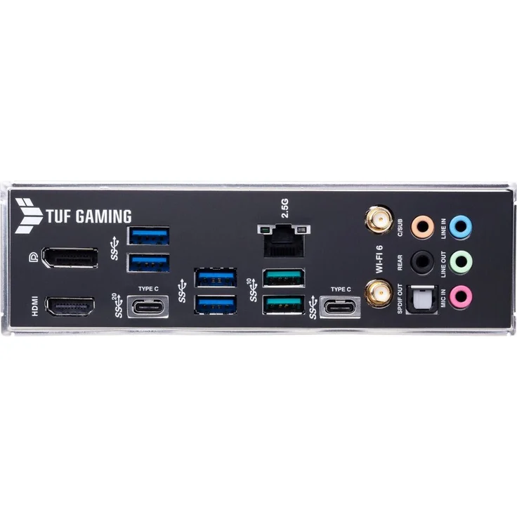 ASUS TUF GAMING Z690-PLUS WIFI D4 - ATX - LGA1700-Sockel - Z690 Chipsatz - USB-C Gen1, USB 3,2 Gen 1, USB 3,2 Gen 2, USB-C Gen 2x2 - 2,5 Gigabit LAN, Wi-Fi, Bluetooth - HD Audio (8-Kanal) (90MB18V0-M0EAY0) – Bild 4