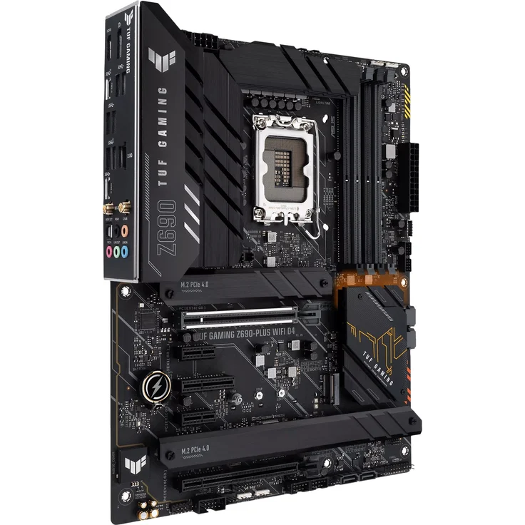 ASUS TUF GAMING Z690-PLUS WIFI D4 - ATX - LGA1700-Sockel - Z690 Chipsatz - USB-C Gen1, USB 3,2 Gen 1, USB 3,2 Gen 2, USB-C Gen 2x2 - 2,5 Gigabit LAN, Wi-Fi, Bluetooth - HD Audio (8-Kanal) (90MB18V0-M0EAY0) – Bild 8