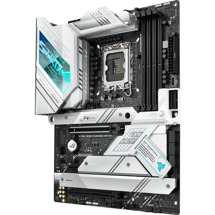 ASUS ROG STRIX Z690-A GAMING WIFI D4 - ATX - LGA1700-Sockel - Z690 Chipsatz - USB-C Gen2, USB 3.2 Gen 1, USB 3.2 Gen 2, USB-C Gen 2x2 - 2.5 Gigabit LAN, Wi-Fi, Bluetooth - HD Audio (8-Kanal) (90MB18K0-M0EAY0) – Bild 11