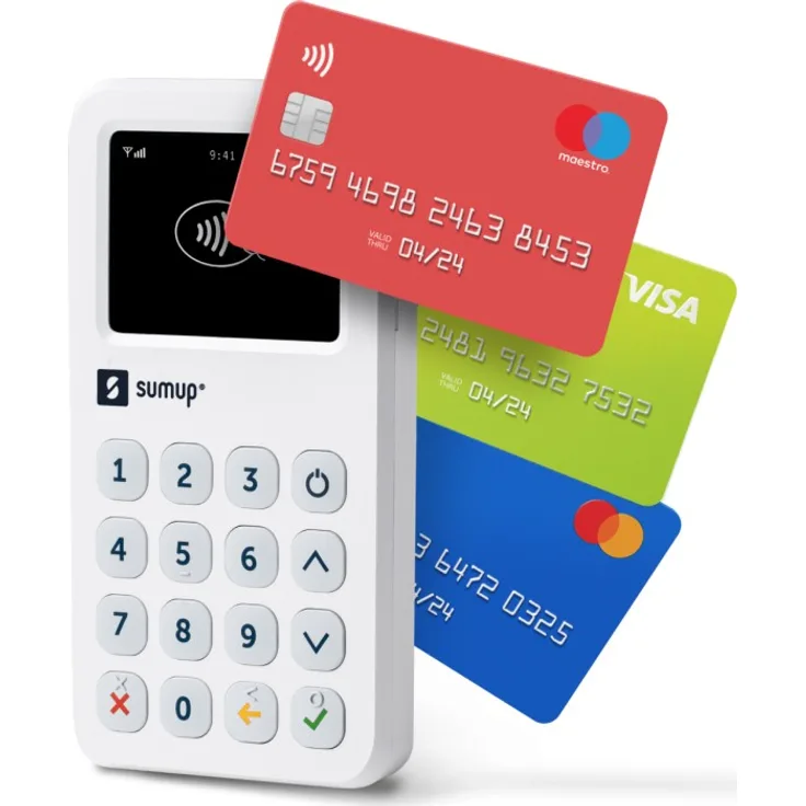 SumUp Chipkartenleser - 3G+ WiFi Kartenterminal Weiß (801600201)