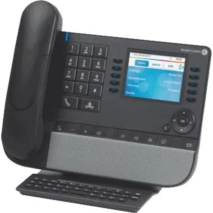 Alcatel-Lucent Premium DeskPhones 8068s - VoIP-Telefon - SIP v2, mondgrau (3MG27204DE)