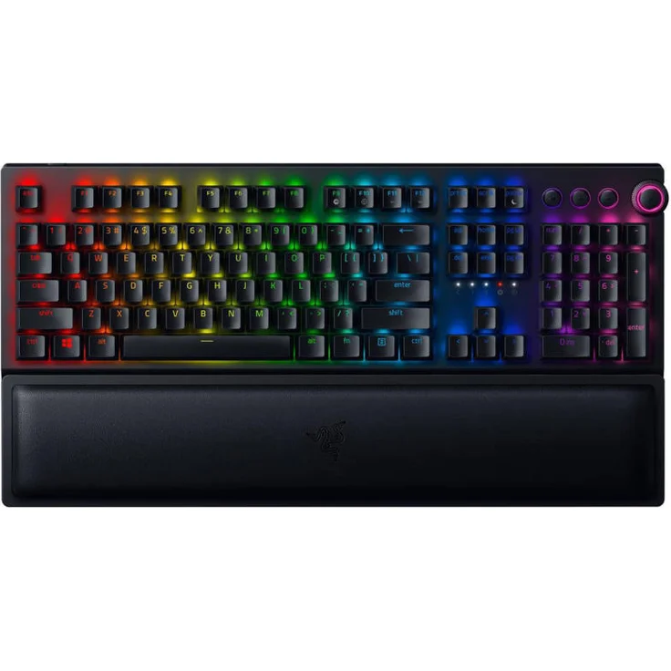 Razer BlackWidow V3 Pro Tastatur USB + RF Wireless + Bluetooth QWERTY US Englisch Schwarz (RZ03-03530100-R3M1) – Bild 1