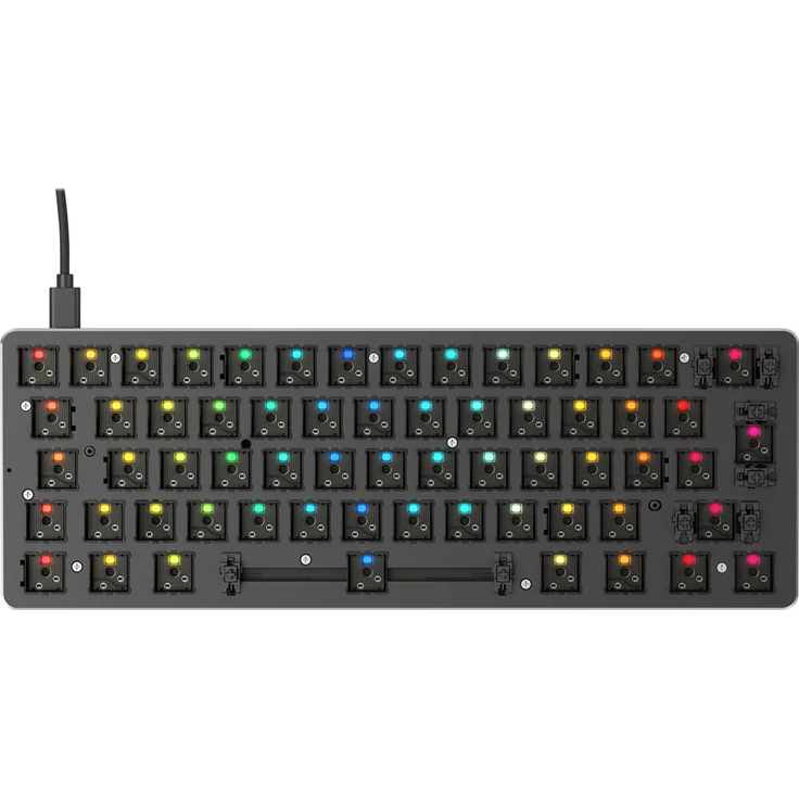 Glorious PC Gaming Race GMMK - ISO Compact Tastatur Schwarz (GMMK-COMPACT-RGB-ISO) – Bild 3