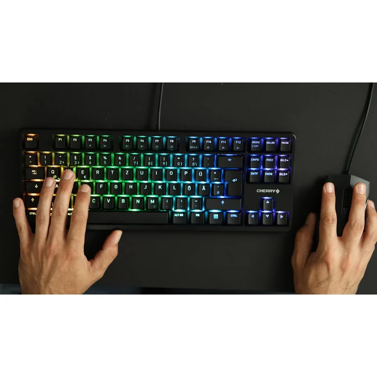 CHERRY G80-3000N RGB TKL Tastatur USB QWERTZ Deutsch Schwarz (G80-3833LWBDE-2) – Bild 5