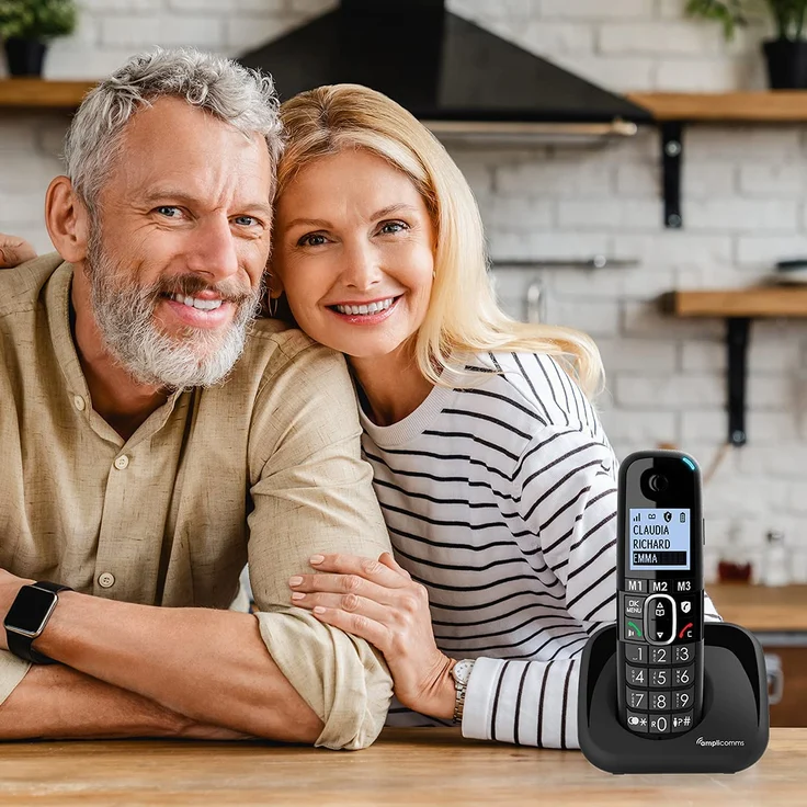 Amplicomms BigTel 1500 EU schwarz Großtastentelefon – Bild 2