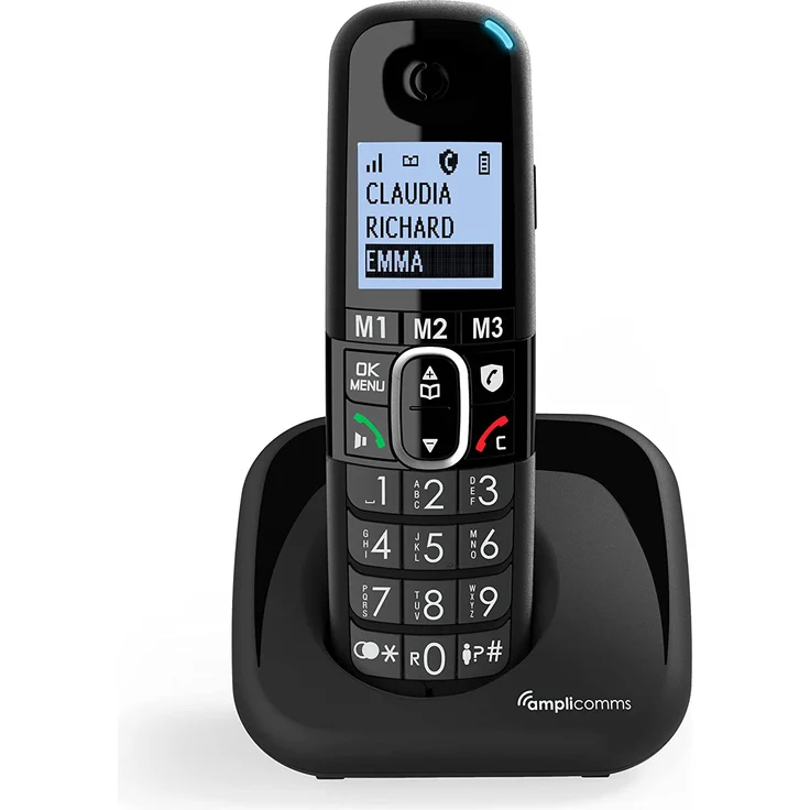 Amplicomms BigTel 1500 EU schwarz Großtastentelefon – Bild 1