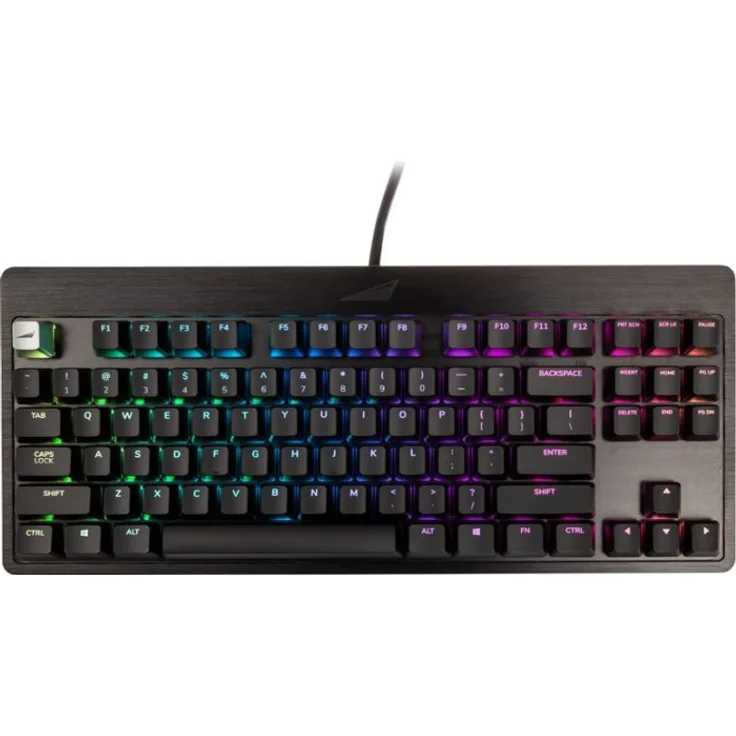 Mountain Everest Core Tastatur USB QWERTY US International Schwarz (MG-EVK2B-CS1-US)