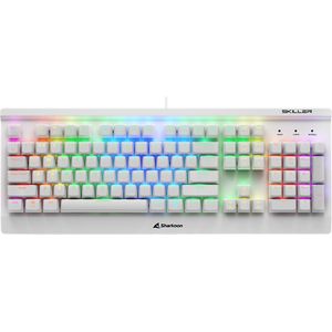 Bild für Sharkoon SKILLER SGK3 Tastatur USB QWERTY Englisch Weiß