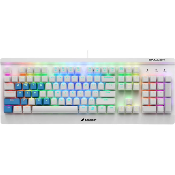 Sharkoon SKILLER SGK3 Tastatur USB QWERTY Englisch Weiß – Bild 2