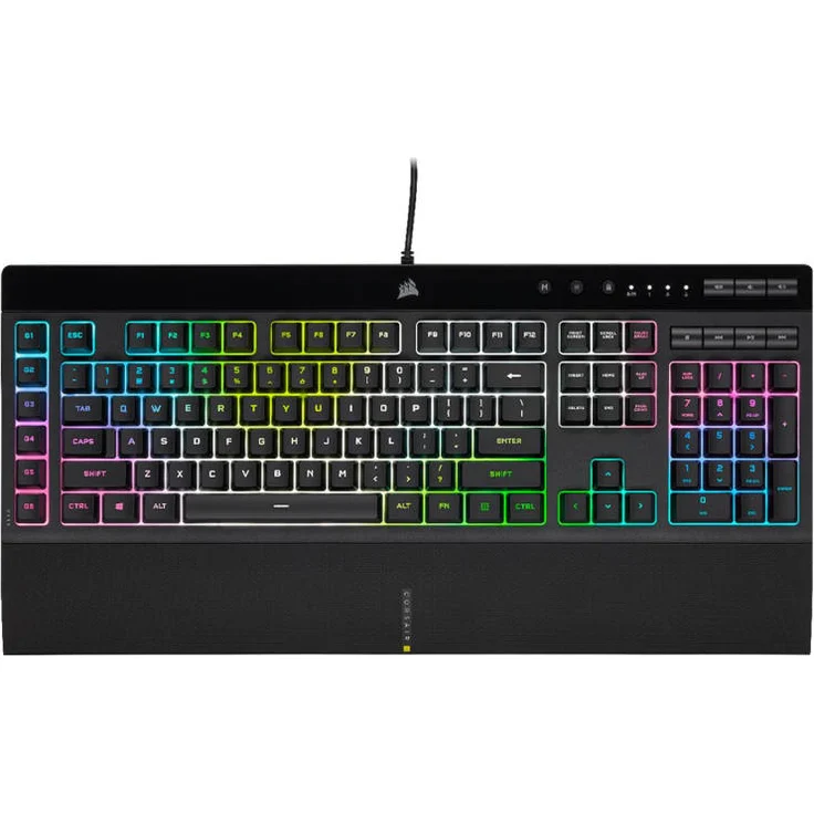 Corsair K55 RGB PRO XT Tastatur USB QWERTY Englisch Schwarz (CH-9226715-NA) – Bild 1