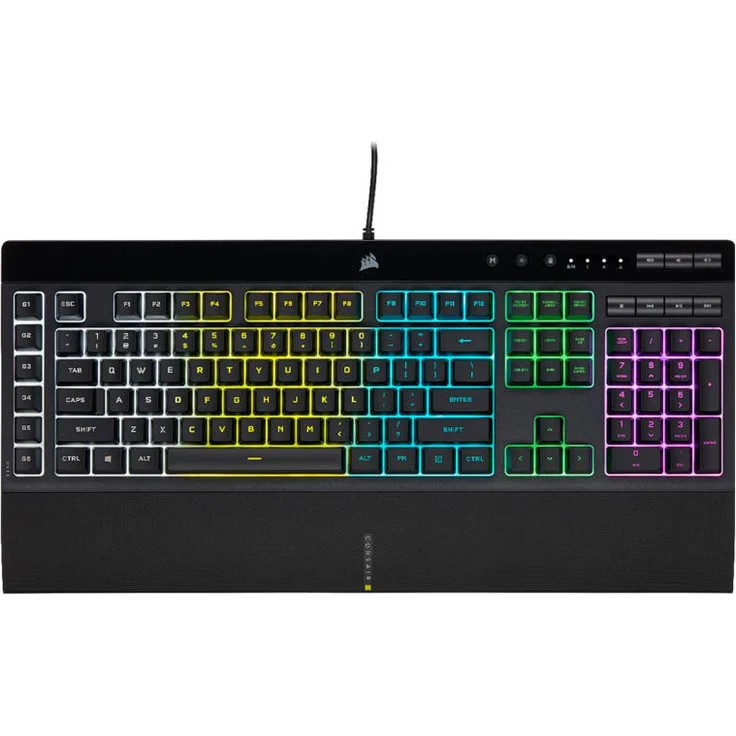 Corsair K55 RGB PRO Tastatur USB QWERTY Englisch Schwarz (CH-9226765-NA) – Bild 1