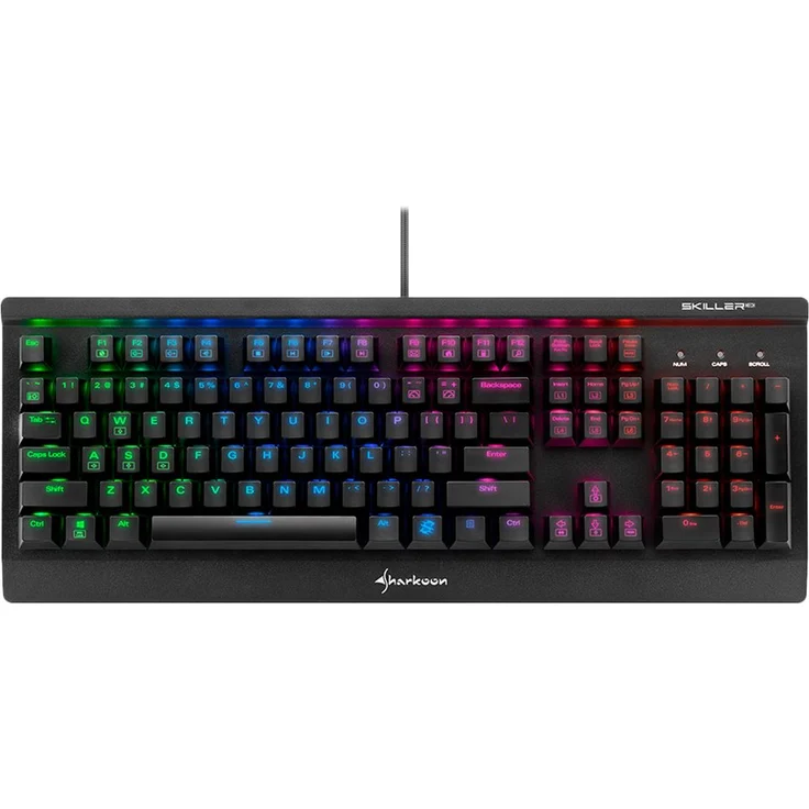 Sharkoon Skiller Mech SGK3 Tastatur USB AZERTY Französisch Schwarz – Bild 1