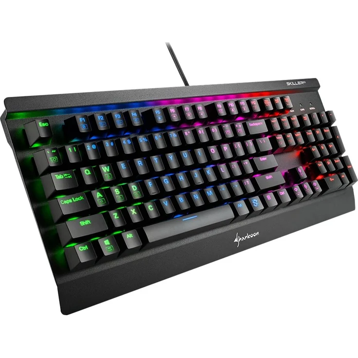 Sharkoon Skiller Mech SGK3 Tastatur USB AZERTY Französisch Schwarz – Bild 2