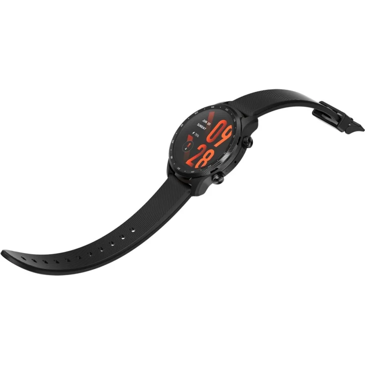 Ticwatch Pro 3 Ultra GPS Smartwatch GPS, Unisex, Einheitsgröße, Edelstahl, Glasfasergehäuse, Kautschukarmband, Black – Bild 5