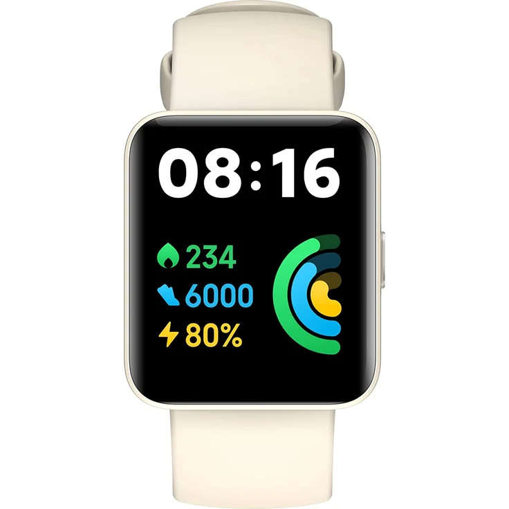 Xiaomi Redmi Watch 2 Lite GL Smartwatch GPS, Unisex, Einheitsgröße, Beige – Bild 3