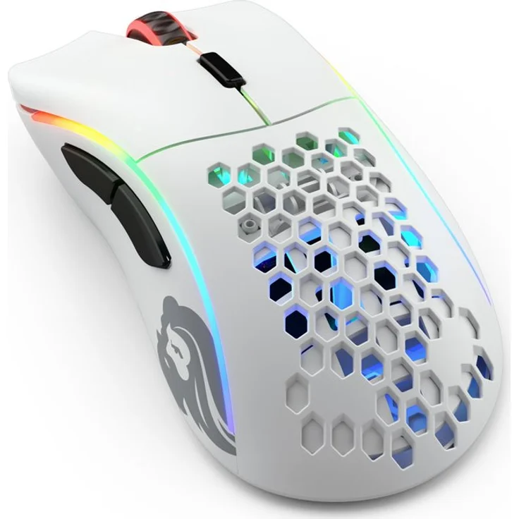 Glorious PC Gaming Race Model D Wireless Gaming-Maus, Weiß Matt – Bild 1