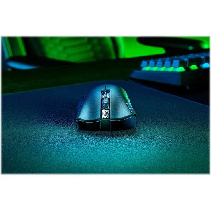 Razer DeathAdder V2 X Hyperspeed Ergonomische Wireless Gaming Maus für PC / Mac - Mechanische Schalter, Hyperspeed Wireless Technologie, Optischer Sensor, Schwarz  (RZ01-04130100-R3G1) – Bild 8